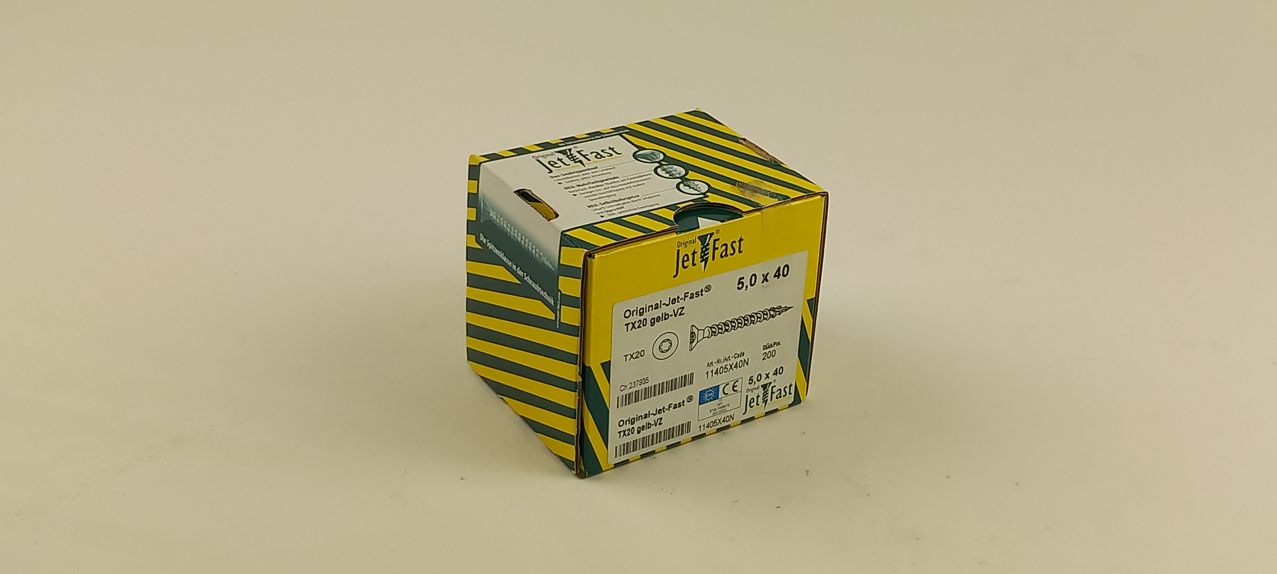 Spaanplaat schroeven 5,0x40 ds. à 200 st. Jet-Fast