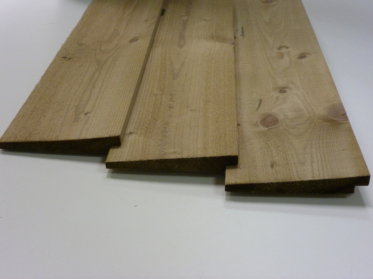 Vuren 22x150 zweedsrabat geimpregneerd L=4800