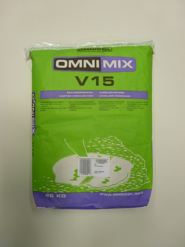 Egalisatie mortel Omnimix V15 à 25 kg