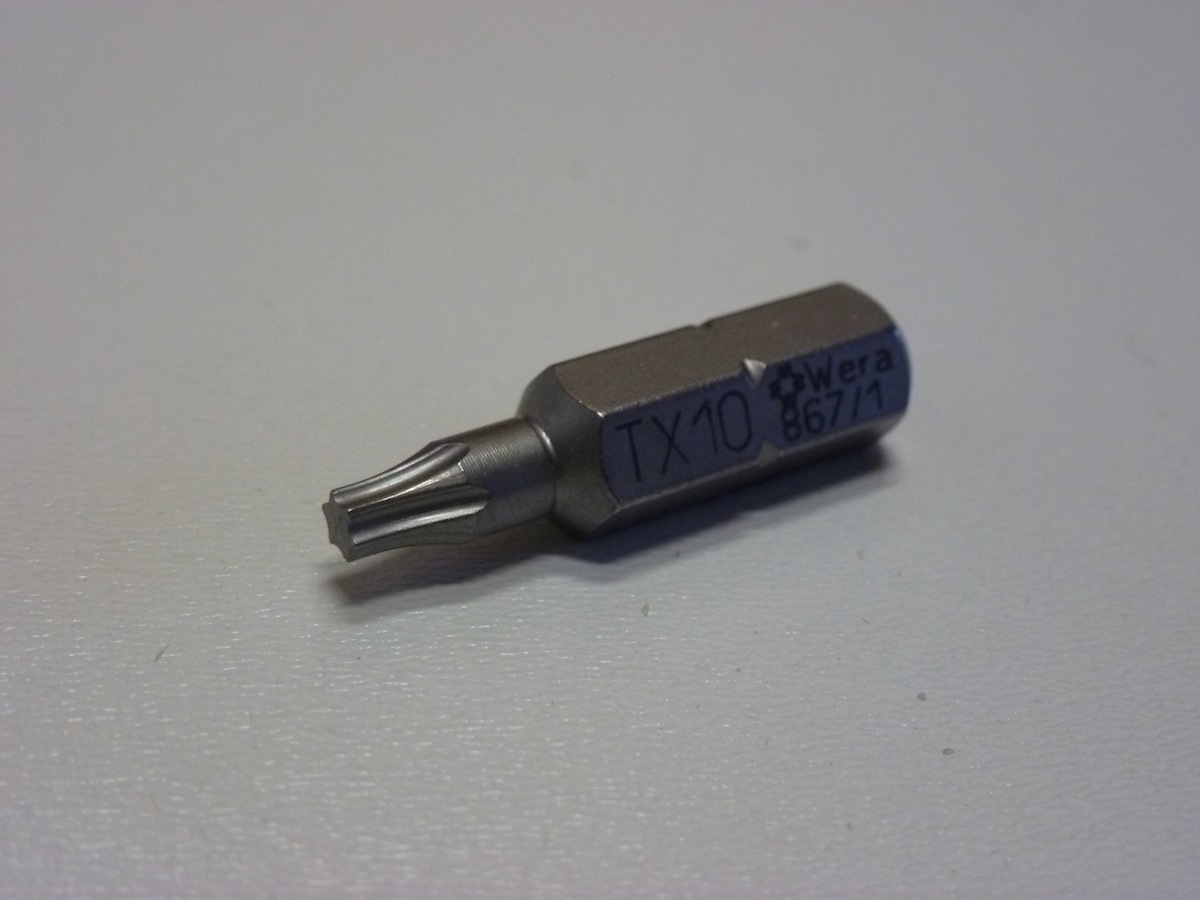 Bitje torx T10 1/4" 25 mm