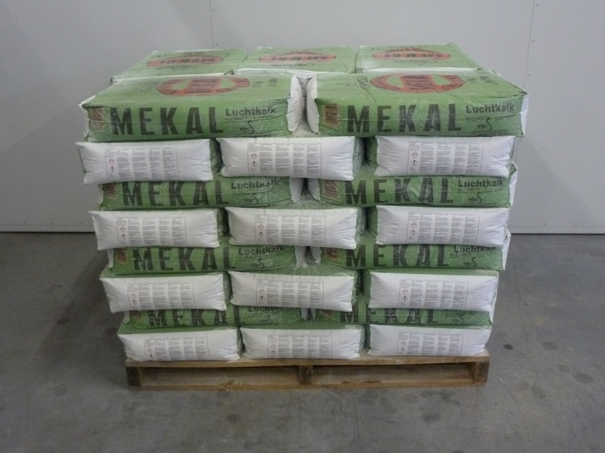 Kalk Melkal Pallet à 40 stuks à 25 kg