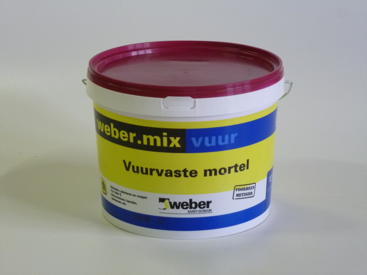 Vuurvaste mortel Weber Emmer à 12 kg