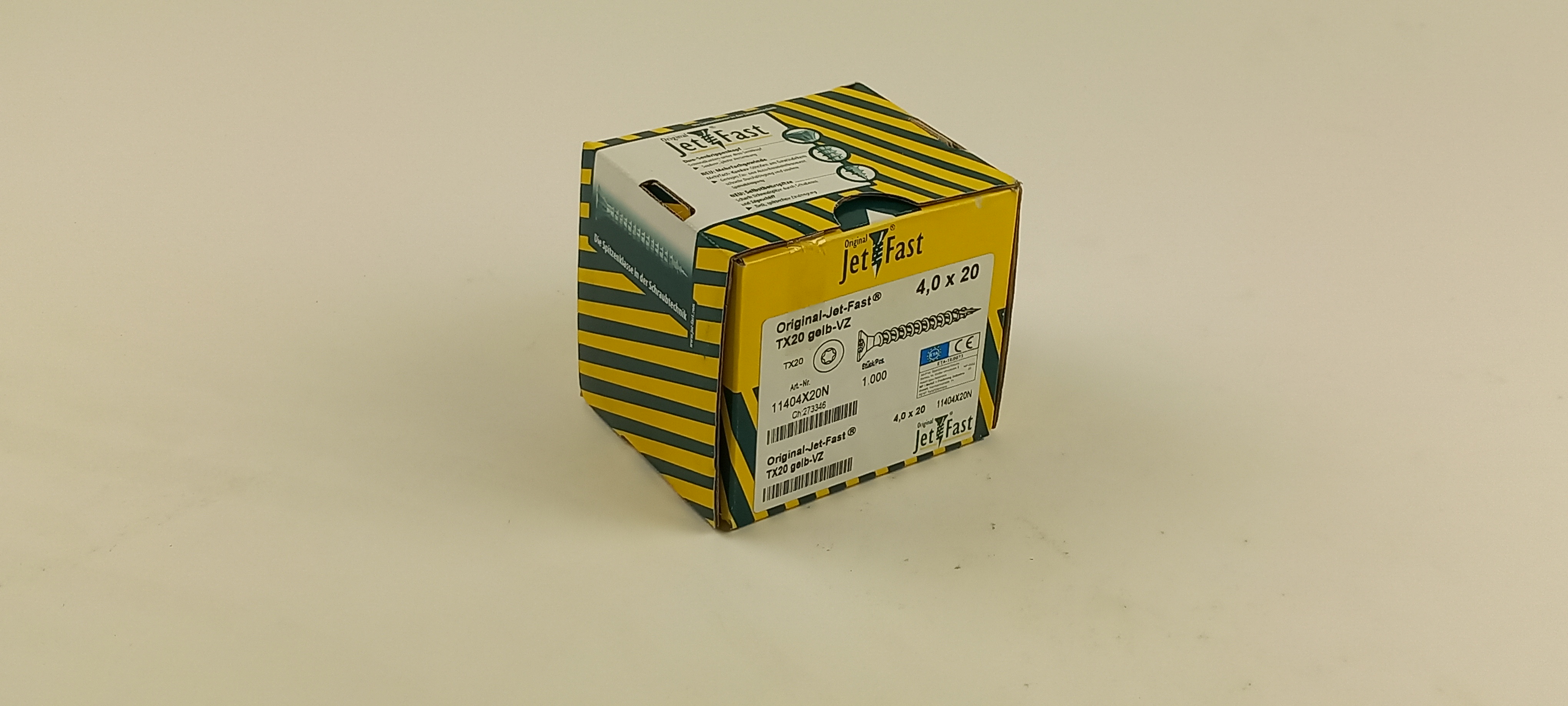 Spaanplaat schroeven 4,0x20 ds. à 1000 st. Jet-Fast