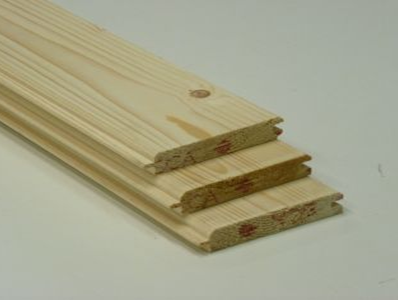 Vuren 22x125 (18x119 netto) puntgroef L=4800