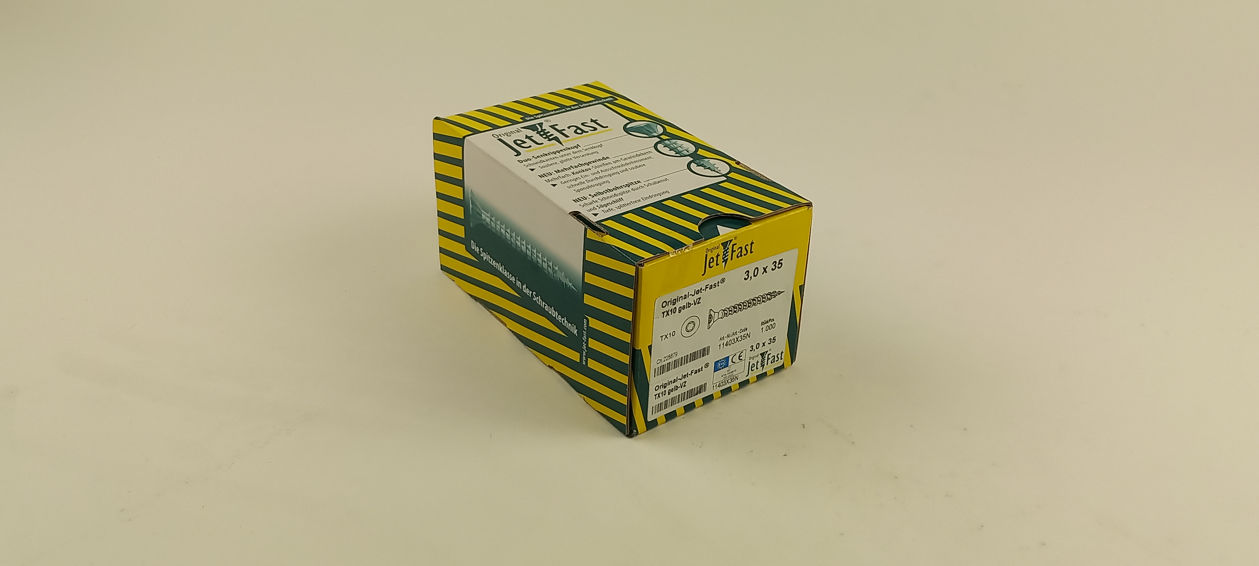 Spaanplaat schroeven 3,0x35 ds. à 1000 st. Jet-Fast