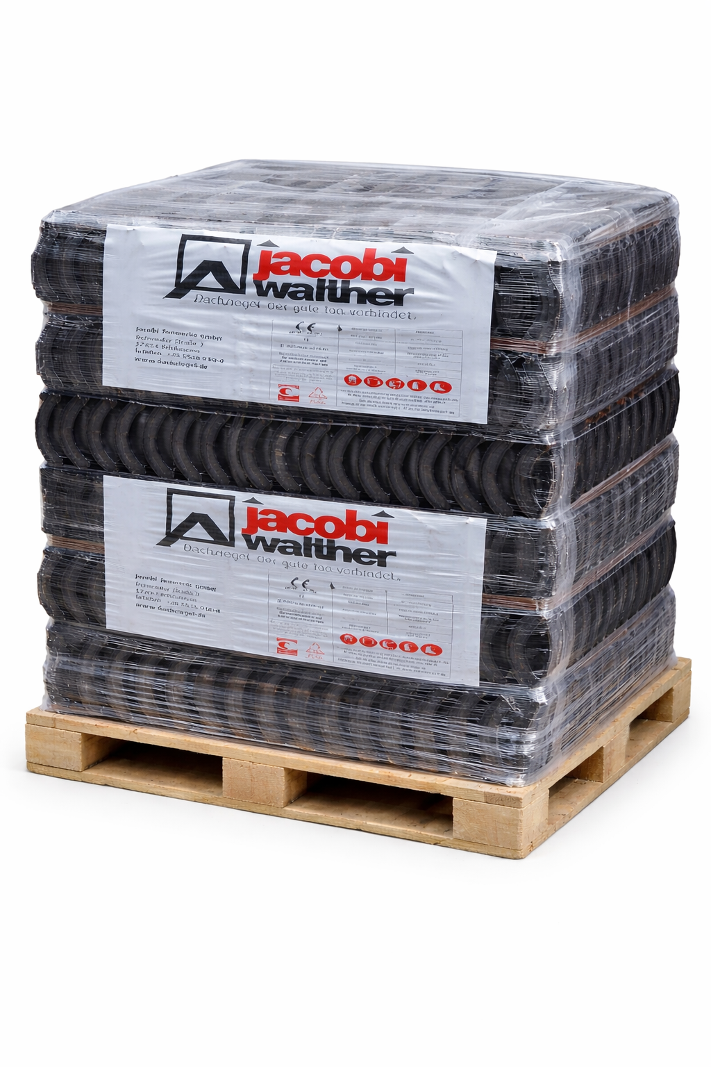 Pallet Jacobi dakpan Z5v Edelschwarz  à 224 st. (12,9 - 13,6 p/m²)