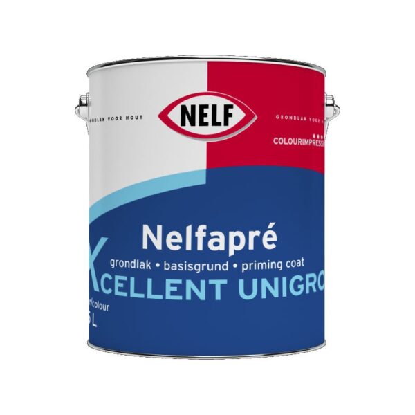 Nelfapre Xcellent Unigrond grondverf 1 Ltr. crème 9001