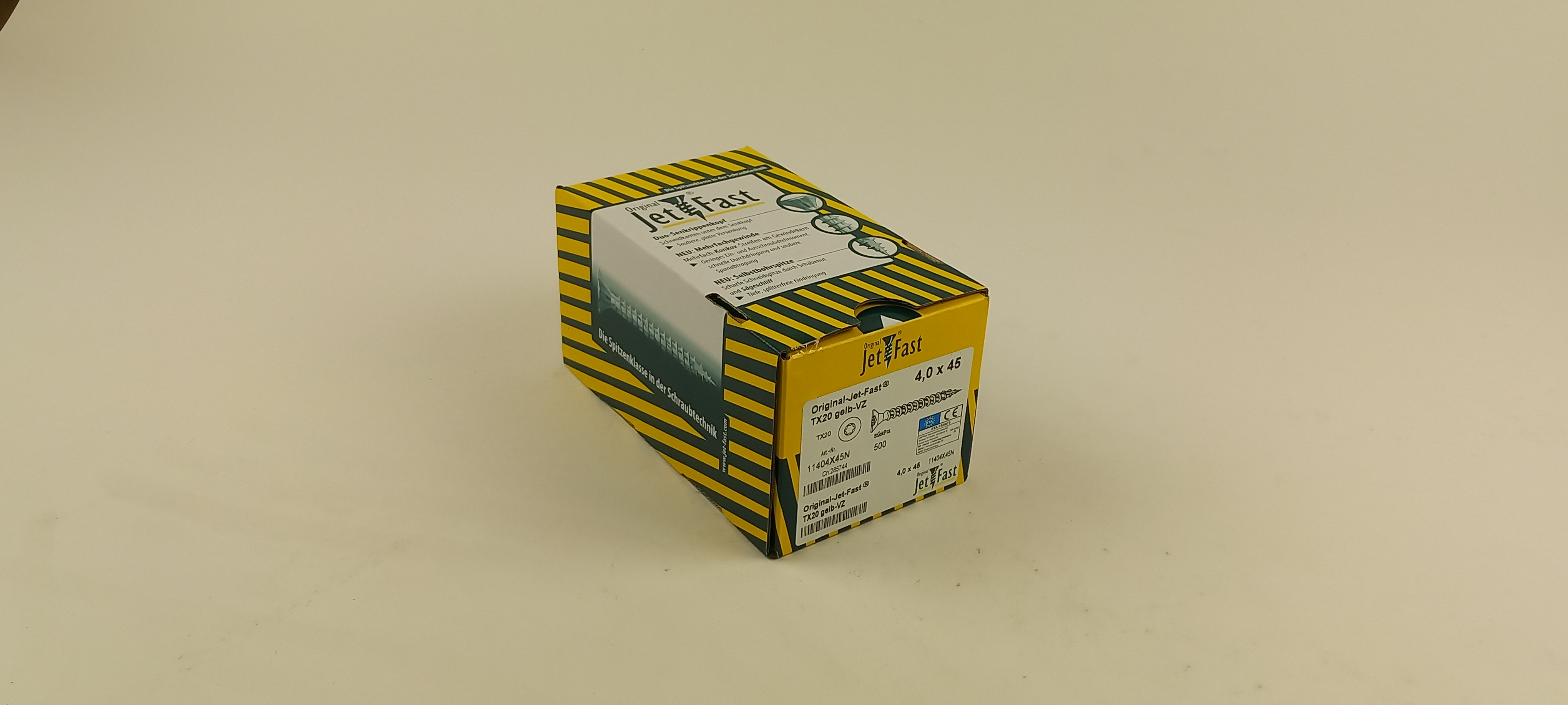 Spaanplaat schroeven 4,0x45 ds. à 500 st. Jet-Fast