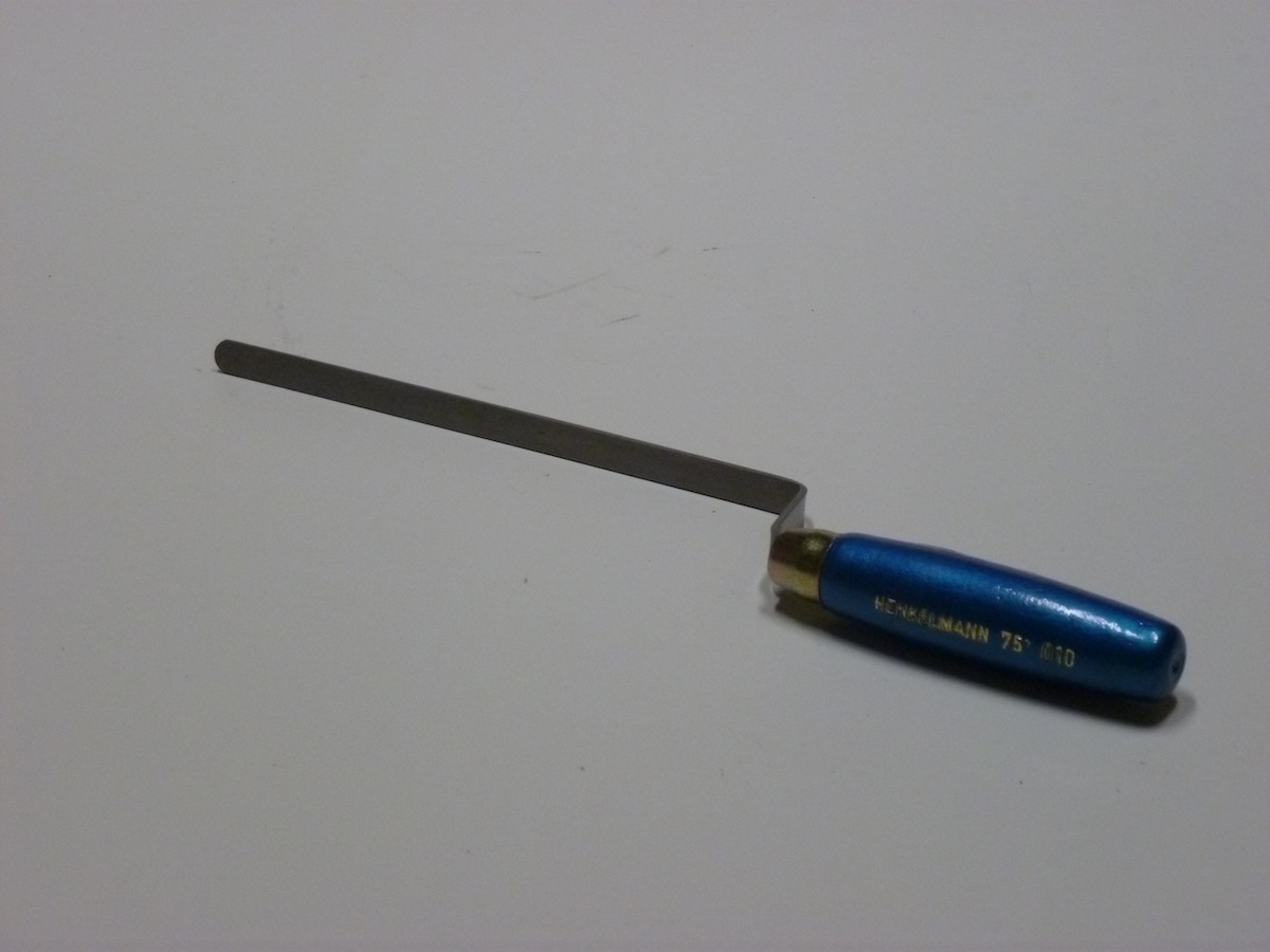 Voegijzer 190 mm Henkelmann 6 mm 10