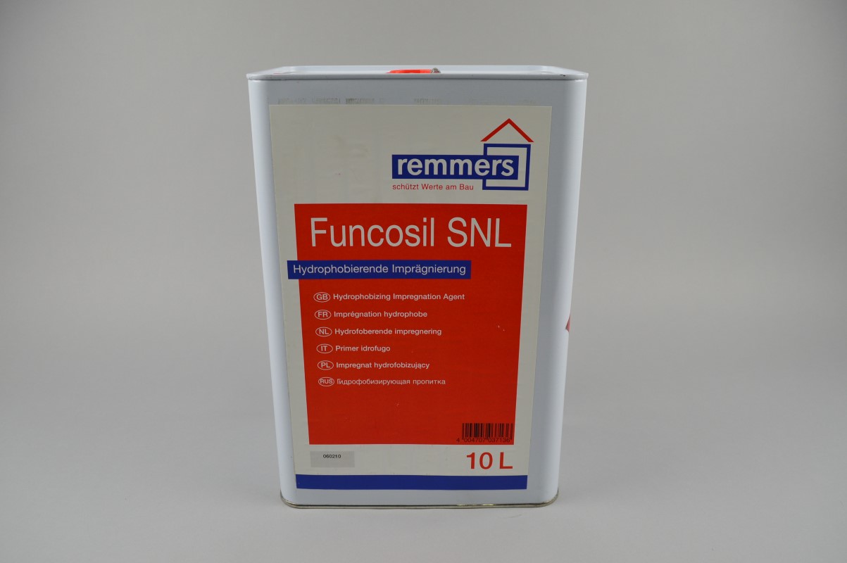Siliconen impregneer Funcosil SNL Remmers 5 ltr 10 ltr.