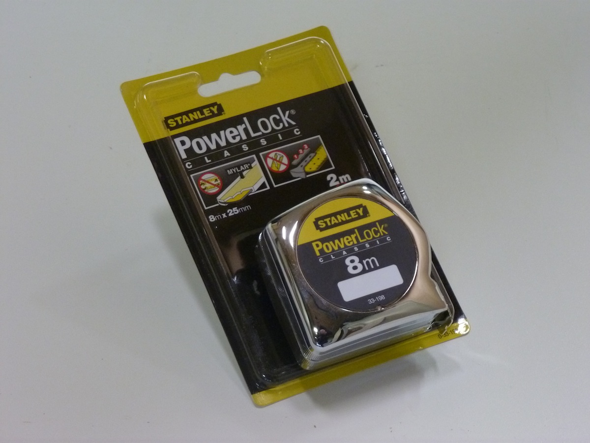 Rolbandmaat Stanley Powerlock 8 m'