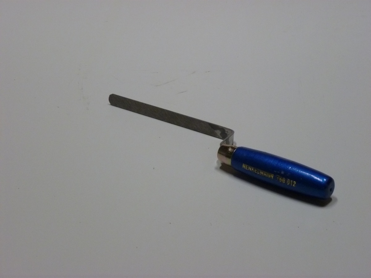 Voegijzer 140 mm Henkelmann 6 mm 12