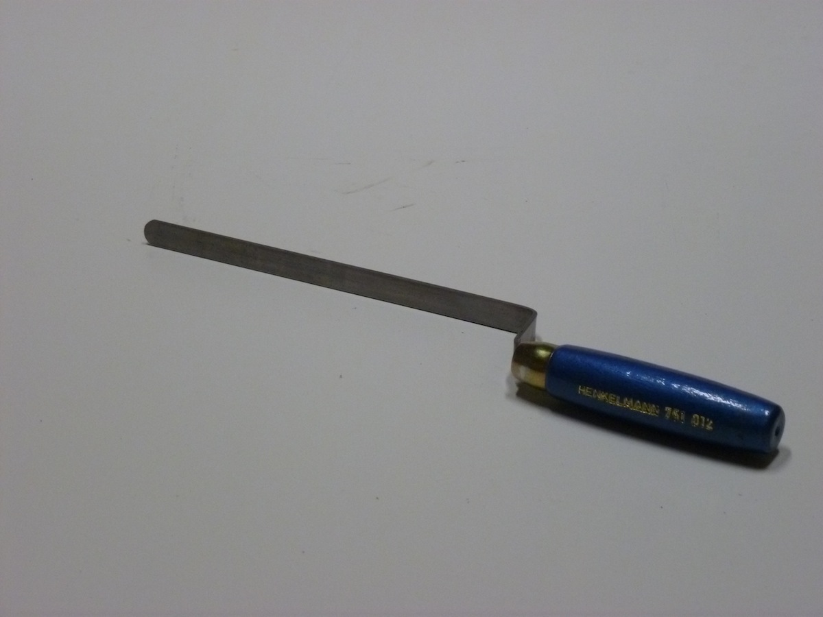 Voegijzer 190 mm Henkelmann 6 mm 12