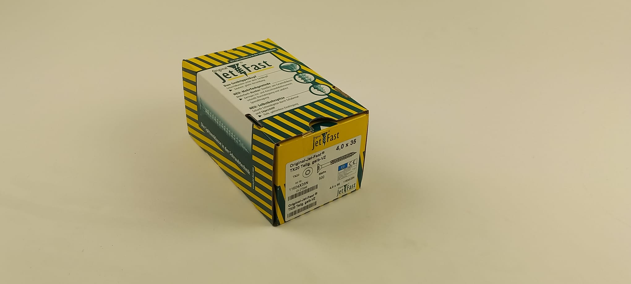 Spaanplaat schroeven 4,0x35 ds. à 500 st. Jet-Fast