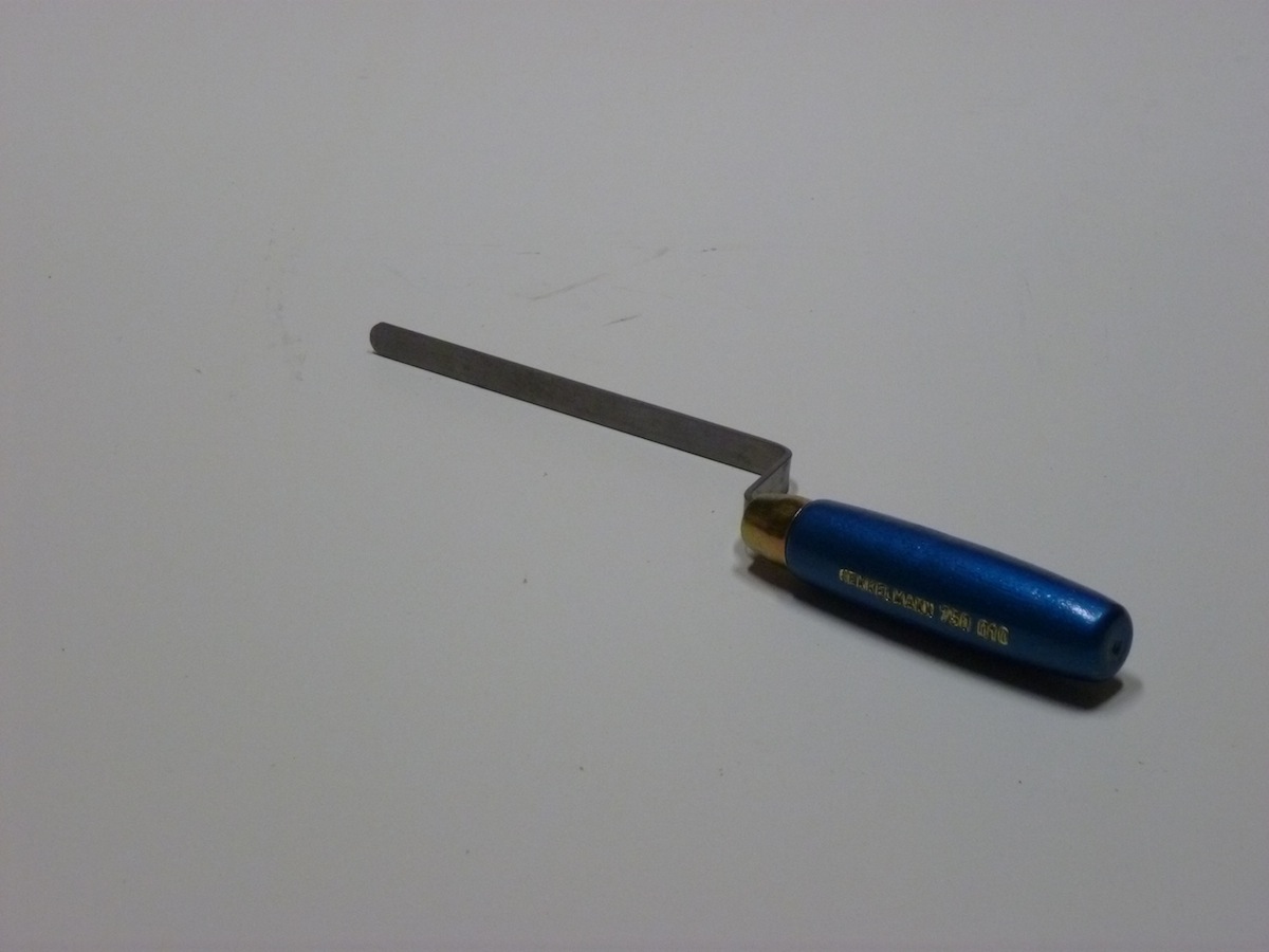 Voegijzer 140 mm Henkelmann 6 mm 10