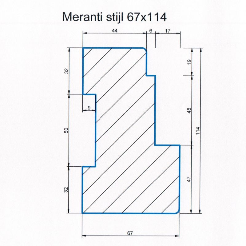 D'CASA Servethouder bamboe 19 x 18,50 x 7 cm natuur